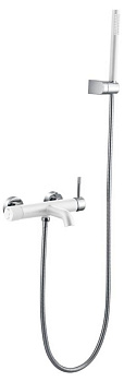 Смеситель для ванны, Uno. White Chrome Смеситель для ванны, Uno. White Chrome