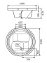 Акриловая ванна Gemy 210х210 G9060 B Акриловая ванна Gemy 210х210 G9060 B