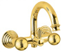 Смеситель OLIMP-VD-03/24-O Исполнение: Золото 24 карат, Ручки: Металл