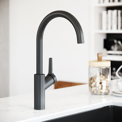 DX310720300 Eclipse, Смеситель Для кухни, Черный