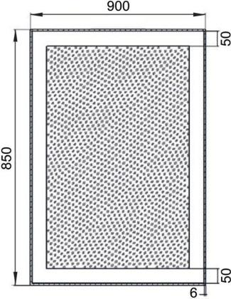 Зеркало Aquanet Алассио new 9085 LED