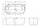 Акриловая ванна BELBAGNO BB306-1775 Акриловая ванна BELBAGNO BB306-1775