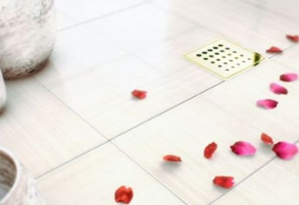 13000148 Душевой трап Pestan Confluo Standard Drops 1 Mask Gold Исполнение: Золото глянец 