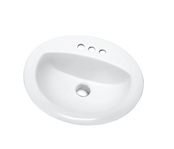 Раковина Orange B06-520w3 встраиваемая, белый