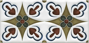 Декор STG\B620\16000 Клемансо орнамент 7,4*15 (1уп/40шт), шт