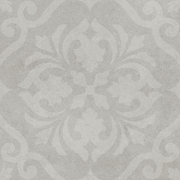 Декор Монсеррат серый светлый матовый обрезной 60x60x0,9