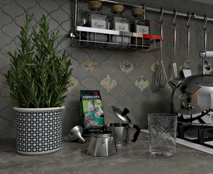 Декор OP\A164\65000 Арабески котто орнамент 6.5*6.5*7 (уп\26шт), шт