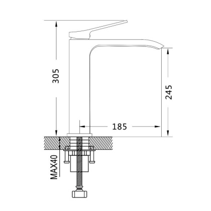 Смеситель для раковины Shevanik S40 S4011