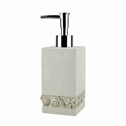 Дозатор для жидкого мыла Inn, 7,4х18,4х8 см, бежевый, K-4399