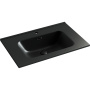 Умывальник накладной прямоугольный (цвет Черный Матовый) Element 710*465*180мм