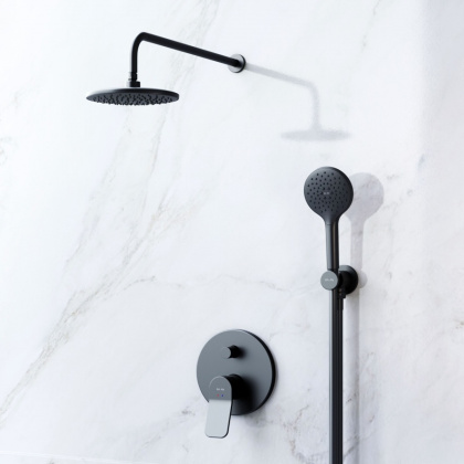 FB85A1RH22 X-Joy, набор: Смеситель д/в/душа, верхний душ 220 мм, держатель д/верхн.душа, душ.набор (ручн