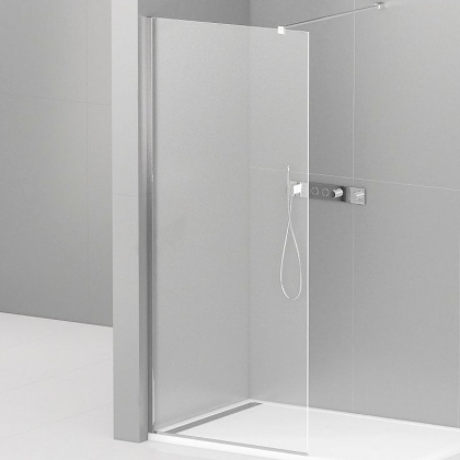 LIBERTA-L-1-90-120-C-Cr Душевая перегородка с односторонним входом 900x1200x1950 мм