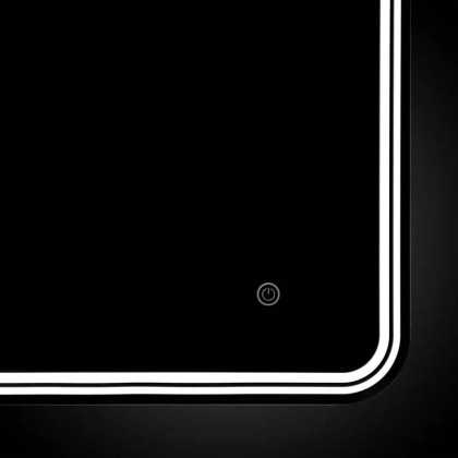 Зеркало LED VLM-3MA600 600х800 c сенсорным выключателем и диммером