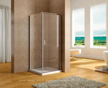Душевой уголок Aquanet Cinetic 80х80,прозрачное стекло