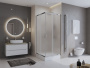 Душевой уголок BelBagno UNO-195-A-2-100-CH-CR Душевой уголок BelBagno UNO-195-A-2-100-CH-CR