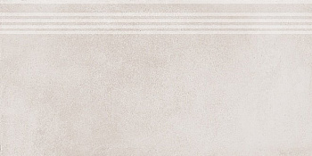 Ступень Мирабо серый светлый обрезной 30x60x0,9