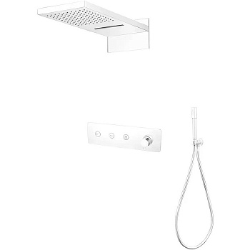 Душевая система скрытого монтажа Boheme Fusion Matt White