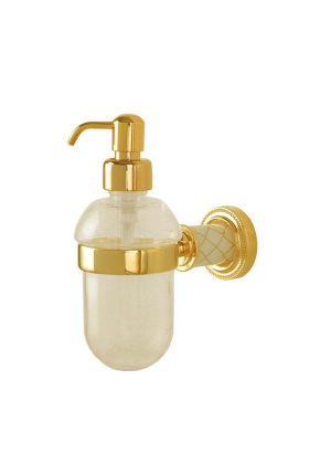 Настенный диспенсер MURANO GOLD (белое)_Комплект 10912-W-G Boheme Настенный диспенсер MURANO GOLD (белое)_Комплект 10912-W-G Boheme