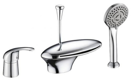 Смеситель для ванны/душа Orange Iris M41-333cr на борт ванны