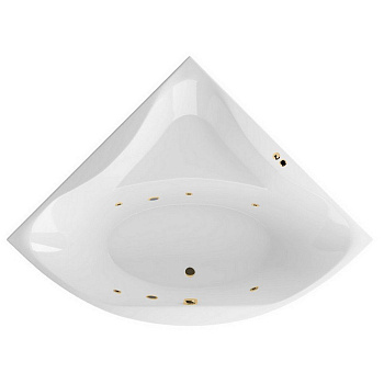 Ванна EXCELLENT Glamour 150x150 "SOFT" (золото) 