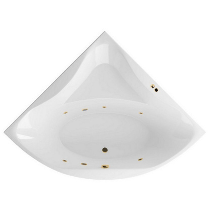 Ванна EXCELLENT Glamour 150x150 "SOFT" (золото)  Ванна EXCELLENT Glamour 150x150 "SOFT" (золото)