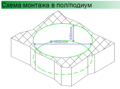 Акриловая ванна Gemy G9090 K Акриловая ванна Gemy G9090 K