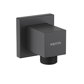 Шланговое подсоединение AQUATEK, матовый черный AQ2458MB 