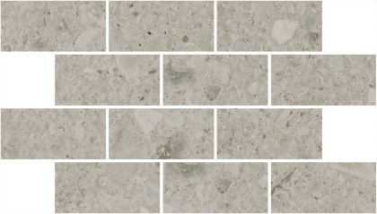 Декор Чеппо ди Гре мозаичный бежевый светлый матовый обрезной 34,6x20x0,9