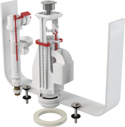 Выпускной комплект с двойной кнопкой, впускной механизм 