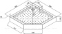 Душевой поддон Aquanet Delight 90x90