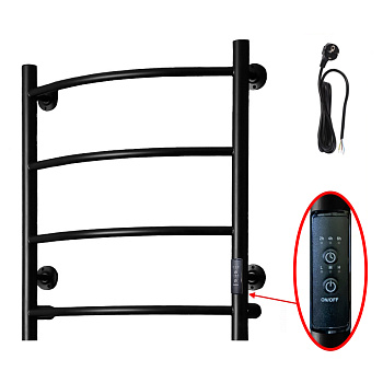 Полотенцесушитель Пэк сп 5 60х50 черный ВГП