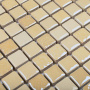 Мозаика стеклянная с камнем Sahara (чип 8*15*15) 300*300(11шт-0.99м2), м2
