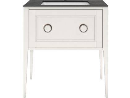 Тумба PLAZA Classic Neo напольная с ящиком 80, белая матовая PL.CN.80.1\WHT.M