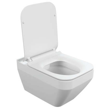 Подвесной унитаз CREA SQUARE Clean On DPL EO slim