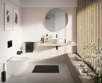 Подстаканник для зубных щеток Origin, матовый черный