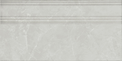 Плинтус Монте Тиберио серый глянцевый обрезной 20x40x1,6