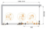 STYLUS-O-M-AH-1-160/100-C-Cr Душевой уголок STYLUS-O-M-AH-1-160/100-C-Cr Душевой уголок