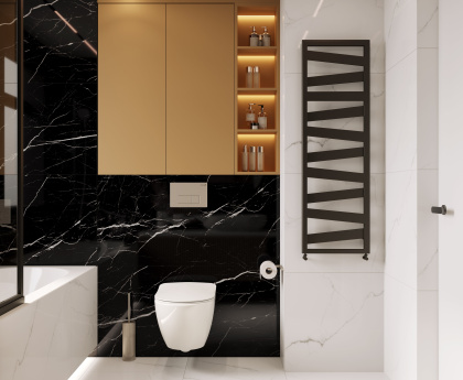 Flash Black Керамогранит черный 60x60 Полированный