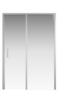 Душевая дверь Creto Nota 122-WTW-140-C-CH-6 стекло прозрачное EASY CLEAN профиль хром, 140х200см