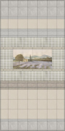 Панно VB\A08\8x\17000 Пикарди Лавандовое поле из 8 частей 15*15(р-р каждой части) 30*60*6,9(1уп/5к), шт