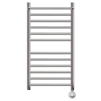 Полотенцесушитель электрический Point Аврора PN10158SPE П11 500x800 с полкой левый/правый, хром