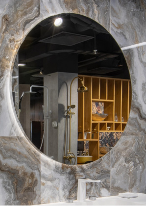 Зеркало Vallessi круглое с тыльной подсветкой , 100см 545-100 Boheme