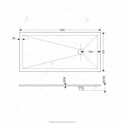 Душевой поддон RGW ST-0107W 70 x 100 см, прямоугольный, из искусственного камня, белый, 16152710-01 Душевой поддон RGW ST-0107W 70 x 100 см, прямоугольный, из искусственного камня, белый, 16152710-01
