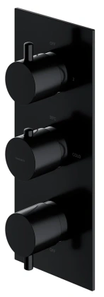 Смеситель термостатический для душа, наружная часть OMNIRES Y Y1238_KROBL (черный) Смеситель термостатический для душа, наружная часть OMNIRES Y Y1238_KROBL (черный)