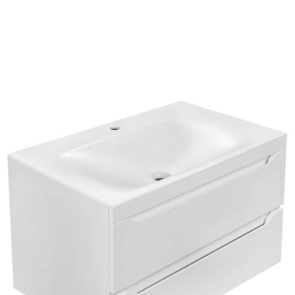 Раковина VCB-1F800W из искусственного камня, цвет белый