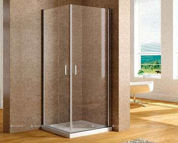 Душевой уголок Aquanet Cinetic 80х90,прозрачное стекло (AE12-N-80H190U-CT + AE12-N-90H190U-CT) Душевой уголок Aquanet Cinetic 80х90,прозрачное стекло (AE12-N-80H190U-CT + AE12-N-90H190U-CT)