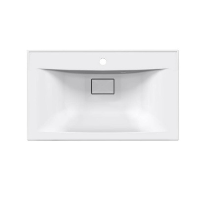 Раковина VCB-3M750W из искусственного камня, цвет белый