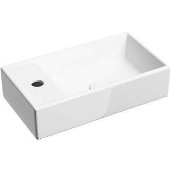 Умывальник подвесной прямоугольный (чаша справа, отверстие под смеситель слева) Element 407*217*100