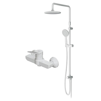 F43885A24 X-Joy набор 2в1: Смеситель д/душа, верхний душ d 220 мм, ручн.душ 110 мм, 1 ф-ция, душевая шта