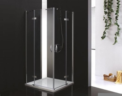 Душевой уголок BERGAMO-W-A-2-90-P-Cr Условные размеры, мм: 900x900x1950 Габариты с диапазоном регулировок, мм:(880-900)x(880-900)x1950 Ширина входа, мм:685 